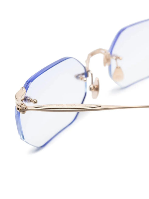 frameless tinted sunglasses